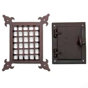  Small Speakeasy Door Grille   Bronze Patina