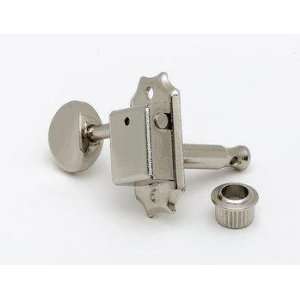  Vintage Tuning Keys Economy 3x3 Nickel w/Metal Buttons 