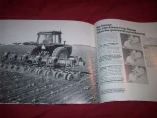 1981 John Deere Sugar Beet Equipment Brochure 20 Pages 4310A Harvester 