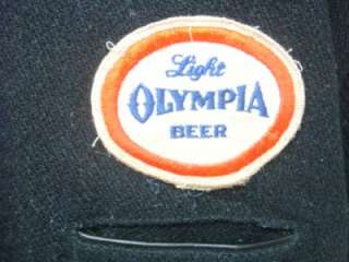 VINTAGE 50 UNITOG OLYMPIA BEER WORK WOOL JACKT SZ XXLARGE  