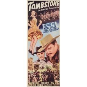  Tombstone, the Town Too Tough to Die Movie Poster (14 x 36 