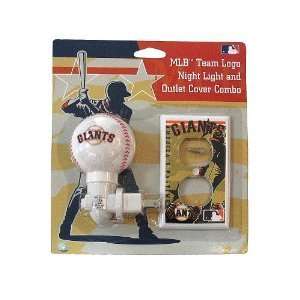 San Francisco Giants MLB Nightlight and Outlet Cover Combo