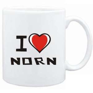 Mug White I love Norn  Languages 