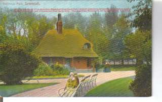 Bellevue Park Lowestoft old view postcard  