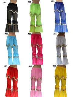 Belly Dancing Hip Scarf Skirt Trousers Pants G2s x1pcs  