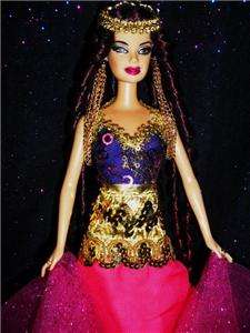 Bohemian Belly Dancer ~ barbie doll ooak Ringlets  