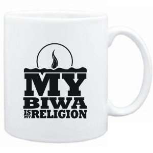  Mug White  my Biwa is my religion Instruments Sports 