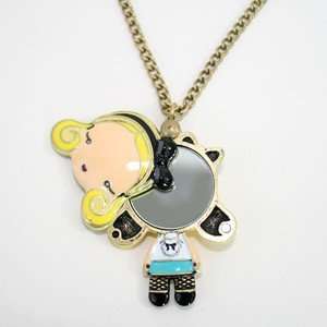 Harajuku Lovers  Little G Gwen Mirror Pendant Necklace