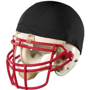  Alleson Football Helmet Covers BK   BLACK ONE SIZE FITS 