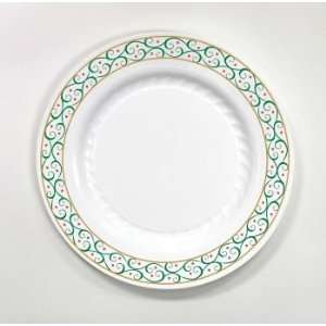   Holiday 7.1/4 inch Plastic Plates Starry Swirlz