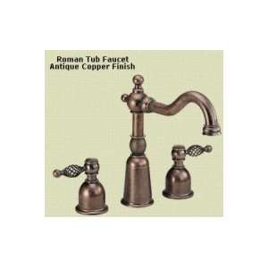   tub faucet with solid handle option BOR ROM BKI SH: Home Improvement