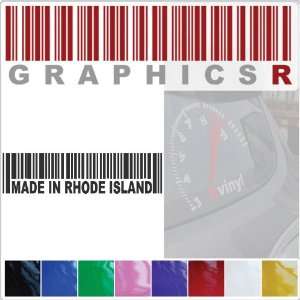   Graphic   Barcode UPC Pride Patriot Made In Rhode Island RI A594   Red