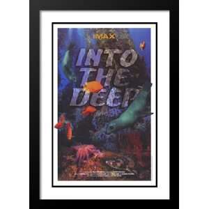  Into the Deep (IMAX) 20x26 Framed and Double Matted Movie 