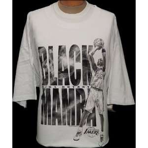   Basketball White Kobe Black Mamba T shirt 6XL