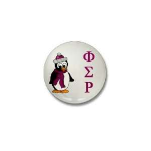  Phi SIgma Rho Penguin Mini Button by  Patio 
