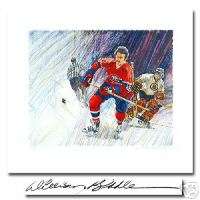 William Biddle Ltd Ed Lithograph MONTREAL CANADIENS COA  