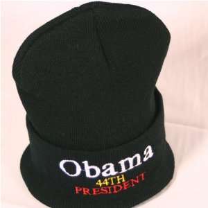  Obama Beanie Hat 44th President in BLACK: Everything Else