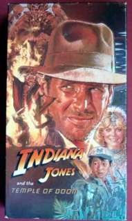 Indiana Jones Temple of Doom   VHS, 1989, Harrison Ford  