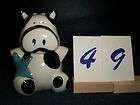 Coin   Change   Piggy Bank Cow with blue star #49
