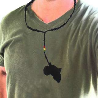 Africa Wood Necklace Jamaica Pendant Rasta Irie 21  