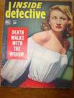 Vintage Pulp Magazine/ INSIDE DETECTIVE/1950/ Great Cov
