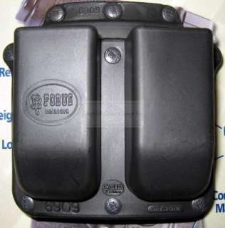 FOBUS 2 1/4 ROTO DUTY BELT DOUBLE MAG POUCH RUGER 85 89  