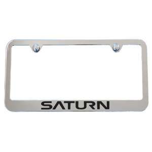  Saturn Chrome License Plate Frame High End: Automotive