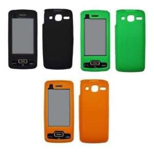 com EMPIRE LG EXPO 3 Pack of Silicone Skin Case Covers (Black, Green 