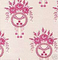   Paganelli Sis Boom Mod Girls Fabric Laurie Shocking Pink 1 yd  
