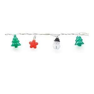  Blinky Christmas Necklace Lights Up 32 Snowmen Trees 