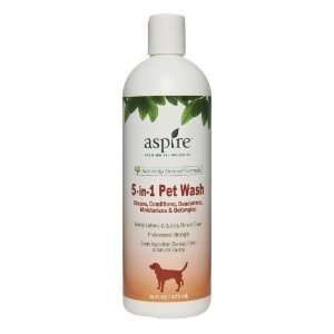   Products 5 in 1 Pet Wash Dog Shampoo All Natural 16 Oz: Pet Supplies