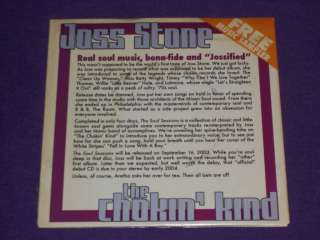 Joss Stone The Chokin Kind Factory Sealed Rare Promo CD Single   Soul 