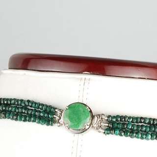 STRANDS TOP NATURAL GREEN SAPPHIRE FACETTED NECKLACE  