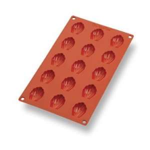 Gastroflex Mini Madeleine Mold, 15 Per Sheet, 1 3/4 L X 1 5/16 W X 