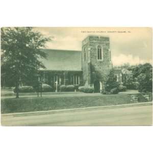  1950s Vintage Postcard First Baptist Church   Kennett 