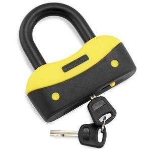  Bully U Shaped Disc Lock     /Yellow Automotive