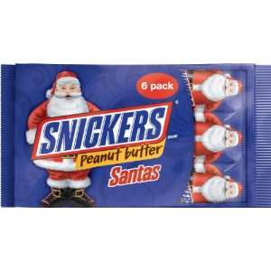Snickers Peanut Butter Santas, 6.6 Ounce: Grocery & Gourmet Food