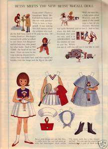 BETSY MEETS THE NEW BETSY McCALL DOLL 0CTOBER 1964  