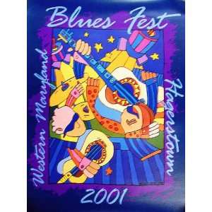 Western Maryland Blues Fest 01 Original Concert Poster  