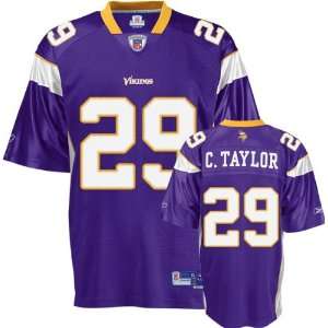  Chester Taylor Purple Reebok NFL Premier Minnesota Vikings 