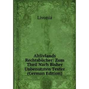   Theil Nach Bisher Unbenutzten Texter (German Edition) Livonia Books