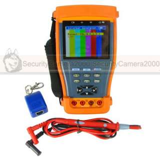  Tester, Video Signal Intensity Test, Optical Power Meter, Multimeter