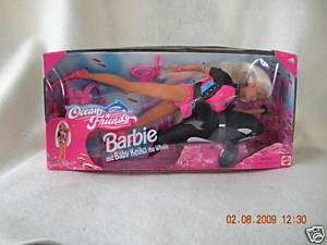 Barbie and baby Keiko the whale 1996 Ocean Friends  