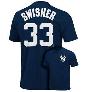    Majestic New York Yankees Nick Swisher Tee: Sports & Outdoors
