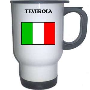  Italy (Italia)   TEVEROLA White Stainless Steel Mug 