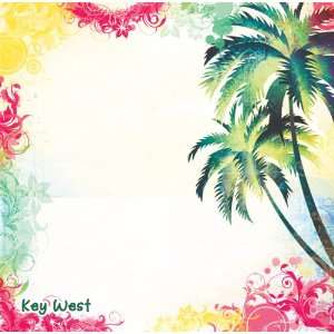  In The Tropics Key West 12 x 12 Paper