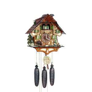   14 Inch Musical Black Forest Hunter 8 Day Movement Cuckoo Clock