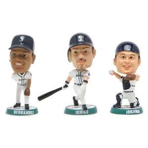   Seattle Mariners 3 Pack Mini Bobbleheads: Sports & Outdoors