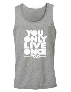 Yolo Singlet you only live once take care ovo lil wayne tank top white 