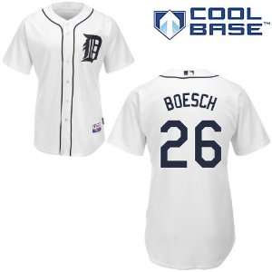  Brennan Boesch Detroit Tigers Authentic Home Cool Base 